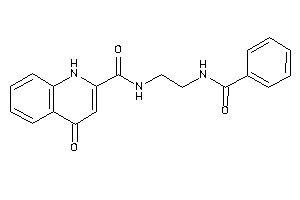 N-(2-benzamidoethyl)-4-keto-1H-quinoline-2-carboxamide