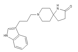 8-[3-(1H-indol-3-yl)propyl]-4,8-diazaspiro[4.5]decan-3-one