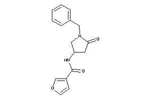 N-(1-benzyl-5-keto-pyrrolidin-3-yl)-3-furamide