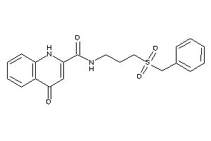 N-(3-benzylsulfonylpropyl)-4-keto-1H-quinoline-2-carboxamide