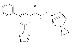 3-phenyl-N-(spiro[bicyclo[2.2.1]hept-2-ene-7,1'-cyclopropane]-5-ylmethyl)-5-(tetrazol-1-yl)benzamide