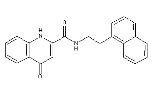 4-keto-N-[2-(1-naphthyl)ethyl]-1H-quinoline-2-carboxamide