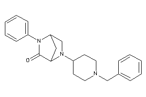 2-(1-benzyl-4-piperidyl)-5-phenyl-2,5-diazabicyclo[2.2.1]heptan-6-one