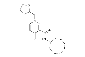 N-cyclooctyl-4-keto-1-(tetrahydrofurfuryl)nicotinamide