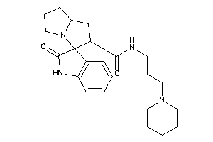 2-keto-N-(3-piperidinopropyl)spiro[indoline-3,3'-pyrrolizidine]-2'-carboxamide