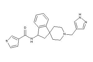 N-[1'-(1H-pyrazol-4-ylmethyl)spiro[indane-3,4'-piperidine]-1-yl]thiophene-3-carboxamide