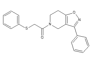 1-(3-phenyl-6,7-dihydro-4H-isoxazolo[4,5-c]pyridin-5-yl)-2-(phenylthio)ethanone