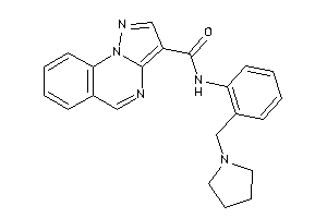 N-[2-(pyrrolidinomethyl)phenyl]pyrazolo[1,5-a]quinazoline-3-carboxamide