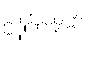 N-[2-(benzylsulfonylamino)ethyl]-4-keto-1H-quinoline-2-carboxamide