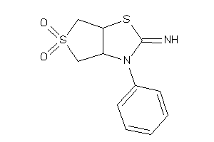 (5,5-diketo-3-phenyl-3a,4,6,6a-tetrahydrothieno[3,4-d]thiazol-2-ylidene)amine