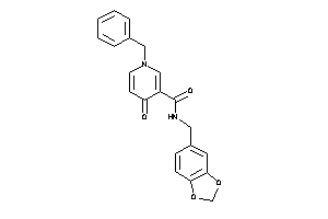 1-benzyl-4-keto-N-piperonyl-nicotinamide