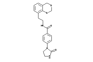 N-[2-(4H-1,3-benzodioxin-8-yl)ethyl]-4-(2-ketoimidazolidin-1-yl)benzamide