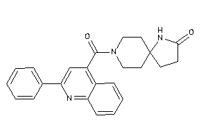 8-(2-phenylquinoline-4-carbonyl)-4,8-diazaspiro[4.5]decan-3-one