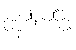 N-[2-(4H-1,3-benzodioxin-8-yl)ethyl]-4-keto-1H-quinoline-2-carboxamide