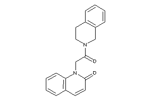 1-[2-(3,4-dihydro-1H-isoquinolin-2-yl)-2-keto-ethyl]carbostyril