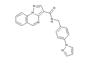 N-(4-pyrazol-1-ylbenzyl)pyrazolo[1,5-a]quinazoline-3-carboxamide