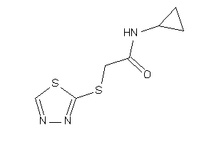 N-cyclopropyl-2-(1,3,4-thiadiazol-2-ylthio)acetamide