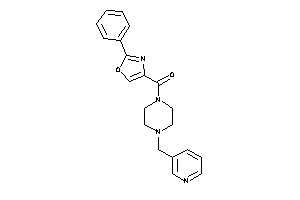 (2-phenyloxazol-4-yl)-[4-(3-pyridylmethyl)piperazino]methanone