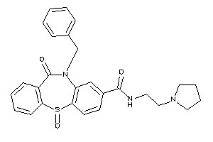 Benzyl-diketo-N-(2-pyrrolidinoethyl)BLAHcarboxamide