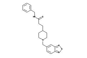 3-[1-(benzofurazan-5-ylmethyl)-4-piperidyl]-N-benzyl-propionamide