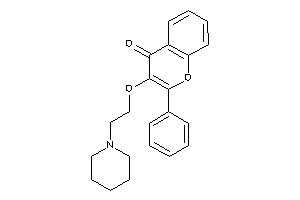 2-phenyl-3-(2-piperidinoethoxy)chromone