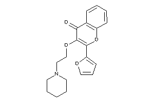 2-(2-furyl)-3-(2-piperidinoethoxy)chromone