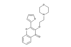 2-(2-furyl)-3-(2-morpholinoethoxy)chromone