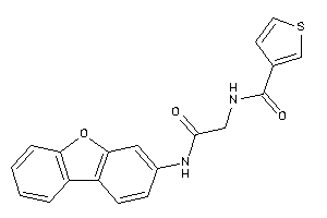 N-[2-(dibenzofuran-3-ylamino)-2-keto-ethyl]thiophene-3-carboxamide