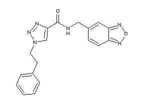 N-(benzofurazan-5-ylmethyl)-1-phenethyl-triazole-4-carboxamide