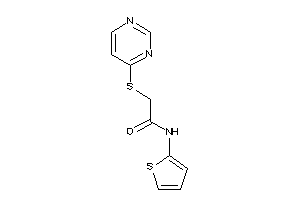 2-(4-pyrimidylthio)-N-(2-thienyl)acetamide