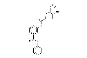 3-[3-(6-keto-1H-pyrimidin-5-yl)propanoylamino]-N-phenyl-benzamide