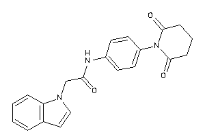 N-(4-glutarimidophenyl)-2-indol-1-yl-acetamide