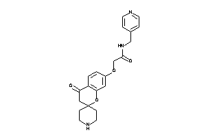 Image of 2-(4-ketospiro[chroman-2,4'-piperidine]-7-yl)oxy-N-(4-pyridylmethyl)acetamide