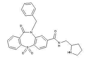 Benzyl-triketo-N-(pyrrolidin-2-ylmethyl)BLAHcarboxamide