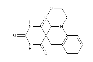 Image of Spiro[2,4,4a,6-tetrahydro-1H-[1,4]oxazino[4,3-a]quinoline-5,5'-hexahydropyrimidine]-2',4',6'-trione