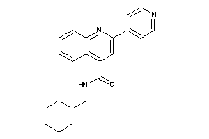 N-(cyclohexylmethyl)-2-(4-pyridyl)cinchoninamide