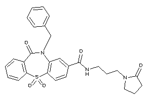 Benzyl-triketo-N-[3-(2-ketopyrrolidino)propyl]BLAHcarboxamide