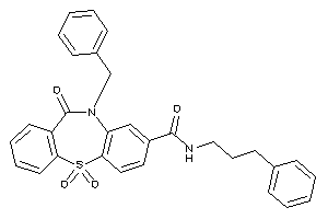 Benzyl-triketo-N-(3-phenylpropyl)BLAHcarboxamide
