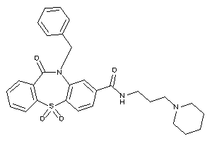 Benzyl-triketo-N-(3-piperidinopropyl)BLAHcarboxamide