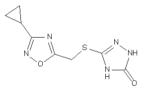 3-[(3-cyclopropyl-1,2,4-oxadiazol-5-yl)methylthio]-1,4-dihydro-1,2,4-triazol-5-one