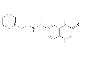 3-keto-N-(2-piperidinoethyl)-2,4-dihydro-1H-quinoxaline-6-carboxamide