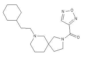 Image of [7-(2-cyclohexylethyl)-3,7-diazaspiro[4.5]decan-3-yl]-furazan-3-yl-methanone