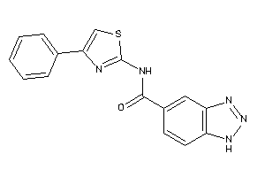 N-(4-phenylthiazol-2-yl)-1H-benzotriazole-5-carboxamide