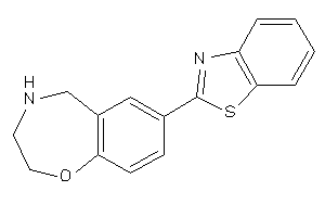 7-(1,3-benzothiazol-2-yl)-2,3,4,5-tetrahydro-1,4-benzoxazepine