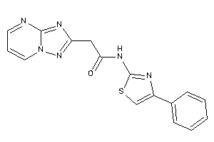 Image of N-(4-phenylthiazol-2-yl)-2-([1,2,4]triazolo[1,5-a]pyrimidin-2-yl)acetamide