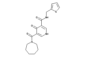 5-(azepane-1-carbonyl)-4-keto-N-(2-thenyl)-1H-pyridine-3-carboxamide