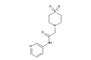 2-(1,1-diketo-1,4-thiazinan-4-yl)-N-(3-pyridyl)acetamide