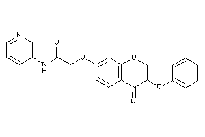 2-(4-keto-3-phenoxy-chromen-7-yl)oxy-N-(3-pyridyl)acetamide