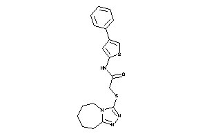 N-(4-phenyl-2-thienyl)-2-(6,7,8,9-tetrahydro-5H-[1,2,4]triazolo[4,3-a]azepin-3-ylthio)acetamide