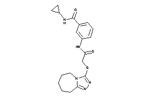 N-cyclopropyl-3-[[2-(6,7,8,9-tetrahydro-5H-[1,2,4]triazolo[4,3-a]azepin-3-ylthio)acetyl]amino]benzamide